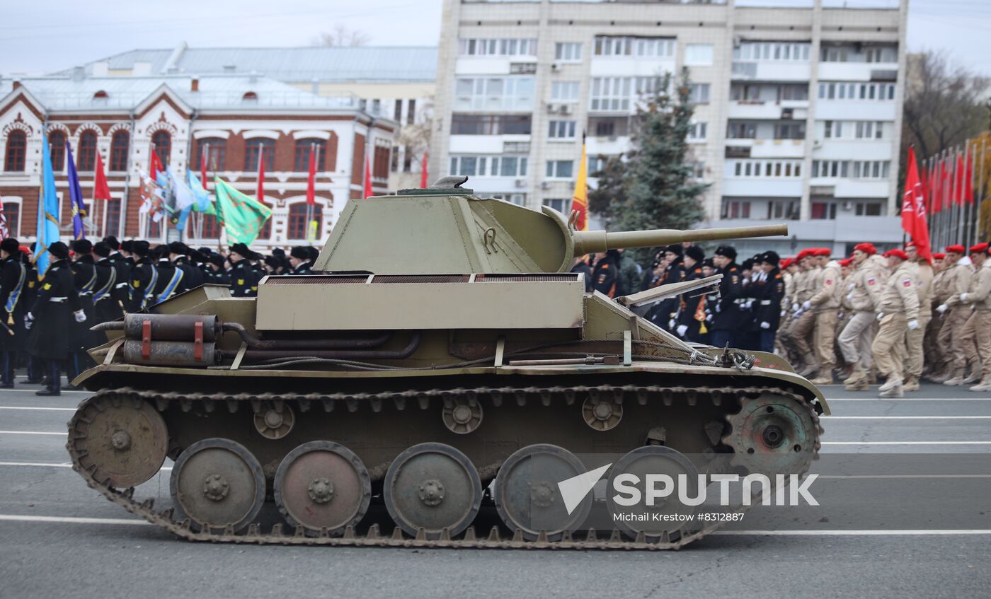 Russia WWII Historical Parade Anniversary