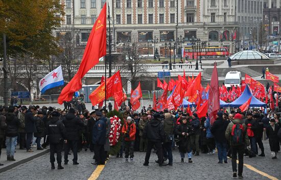 Russia October Revolution Anniversary