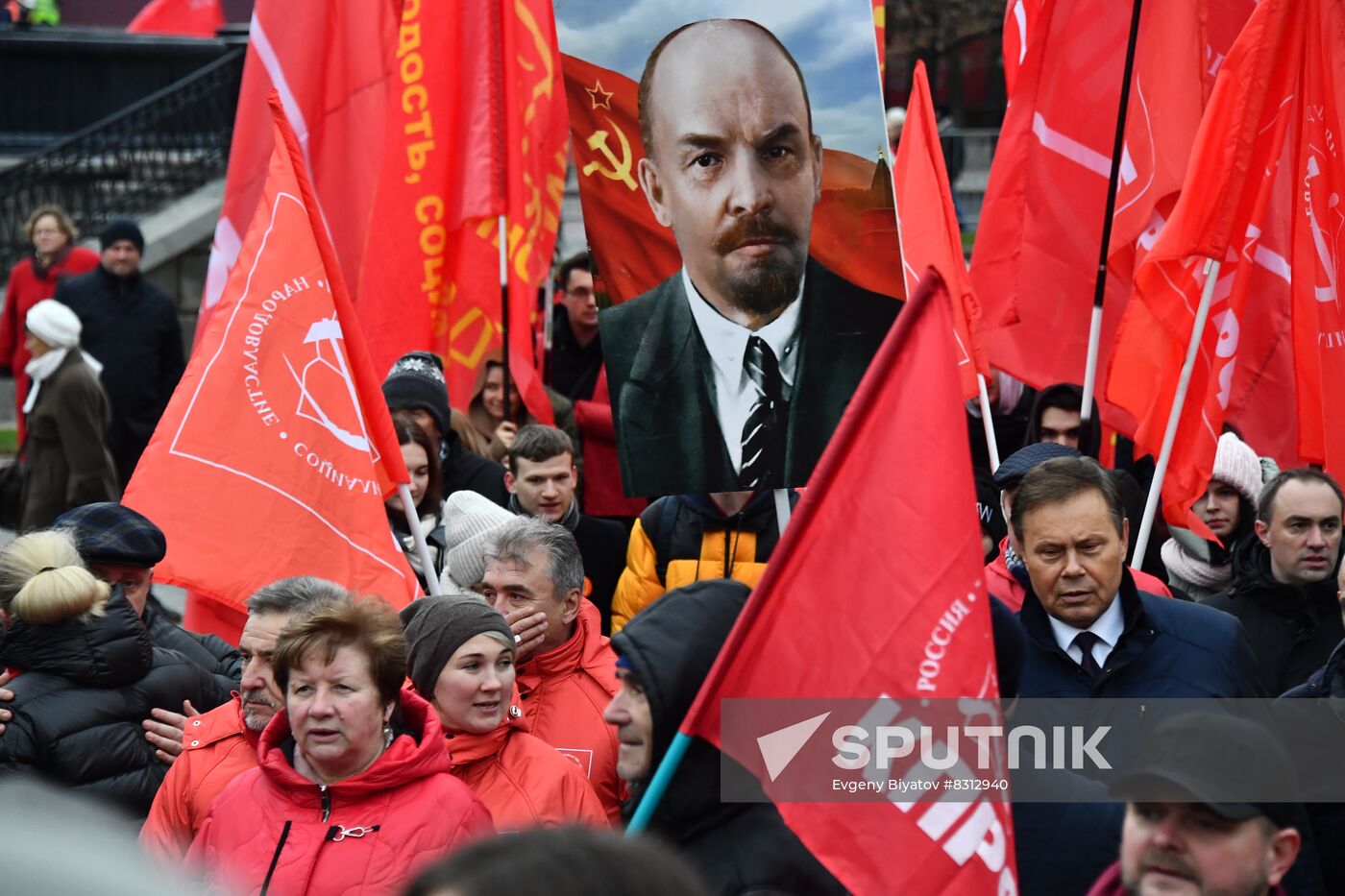 Russia October Revolution Anniversary