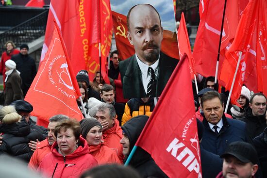 Russia October Revolution Anniversary
