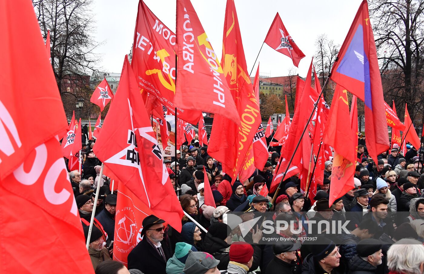 Russia October Revolution Anniversary