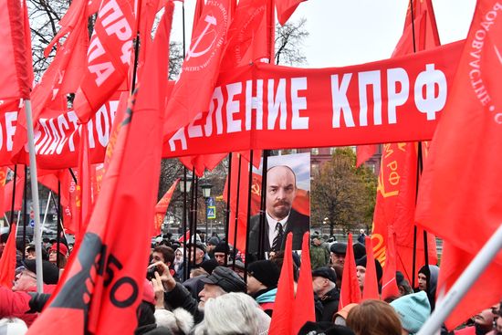 Russia October Revolution Anniversary