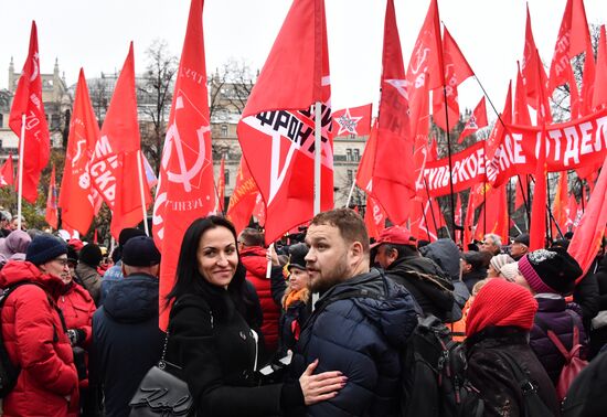 Russia October Revolution Anniversary