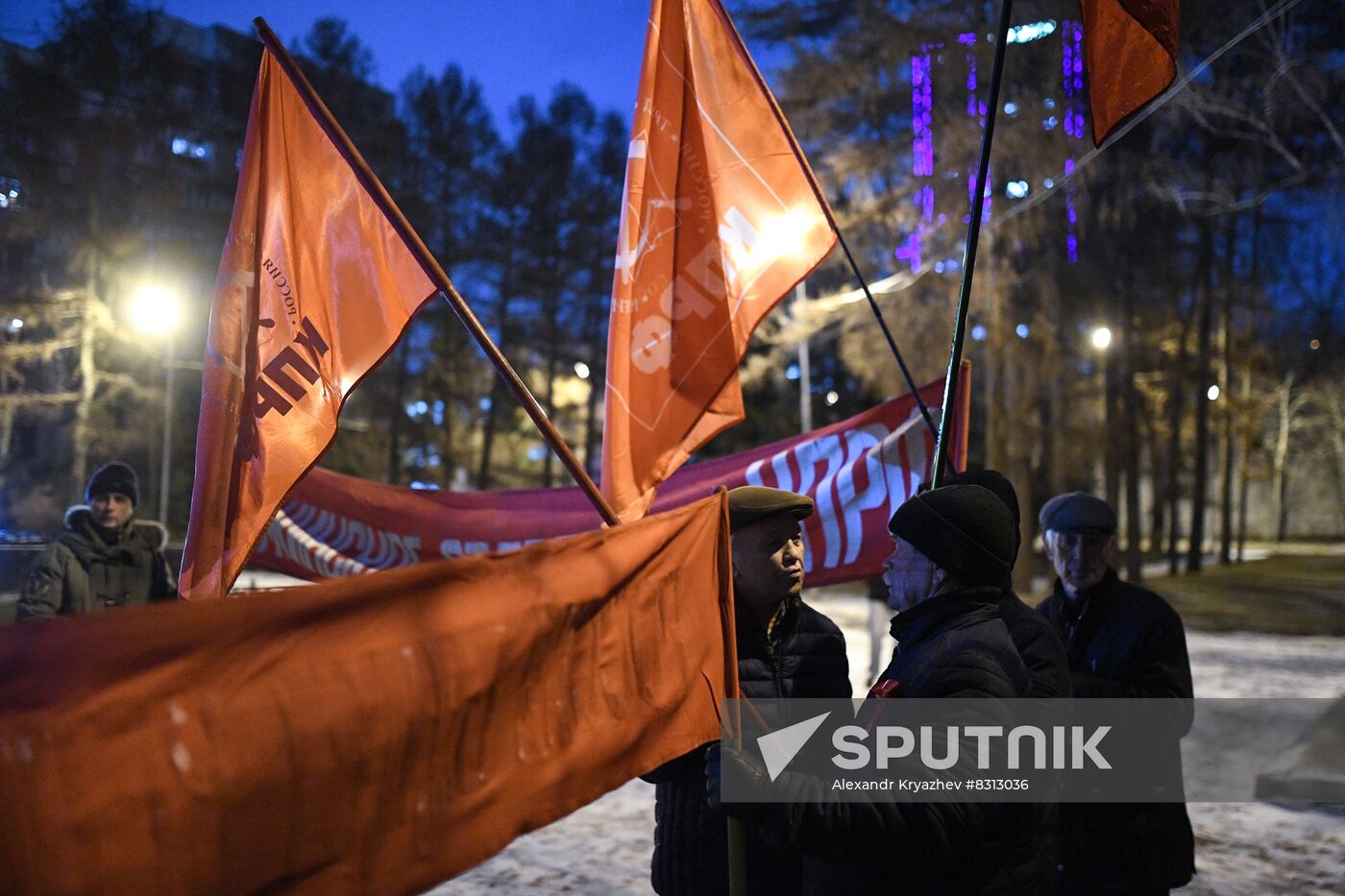 Russia October Revolution Anniversary