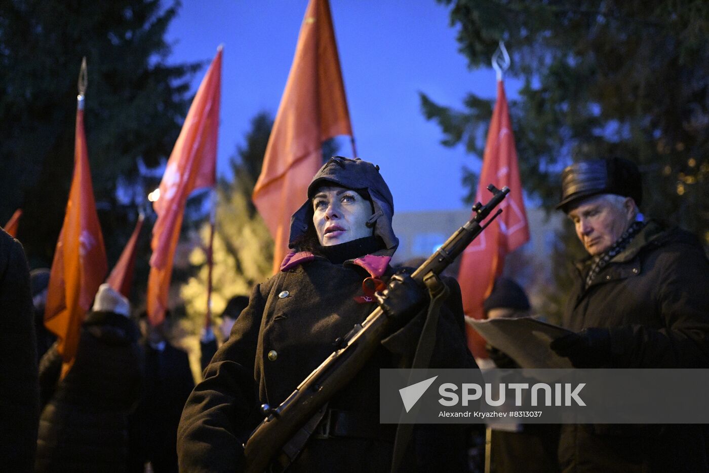 Russia October Revolution Anniversary