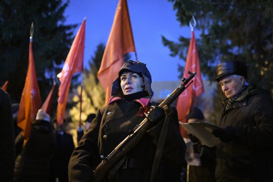 Russia October Revolution Anniversary