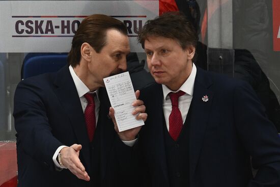 Russia Ice Hockey Kontinental League CSKA - Lokomotiv