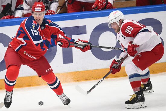 Russia Ice Hockey Kontinental League CSKA - Lokomotiv