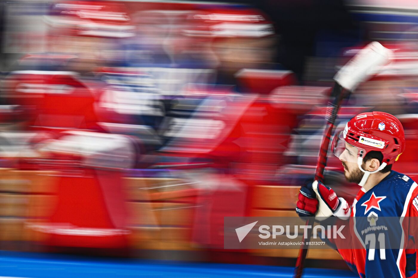 Russia Ice Hockey Kontinental League CSKA - Lokomotiv