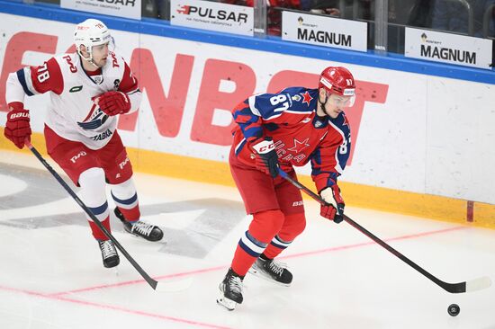 Russia Ice Hockey Kontinental League CSKA - Lokomotiv