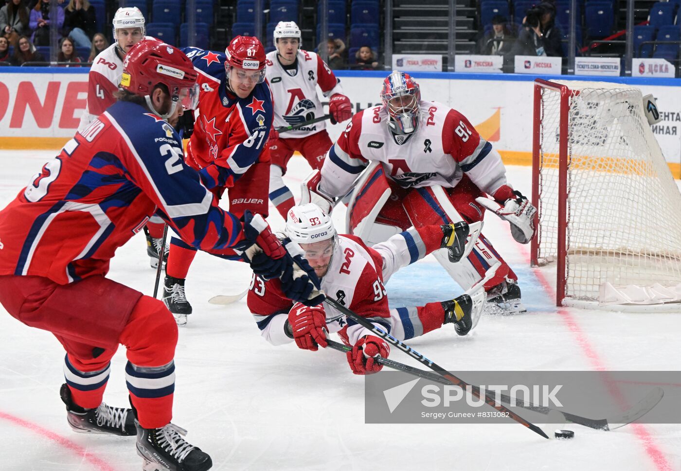 Russia Ice Hockey Kontinental League CSKA - Lokomotiv