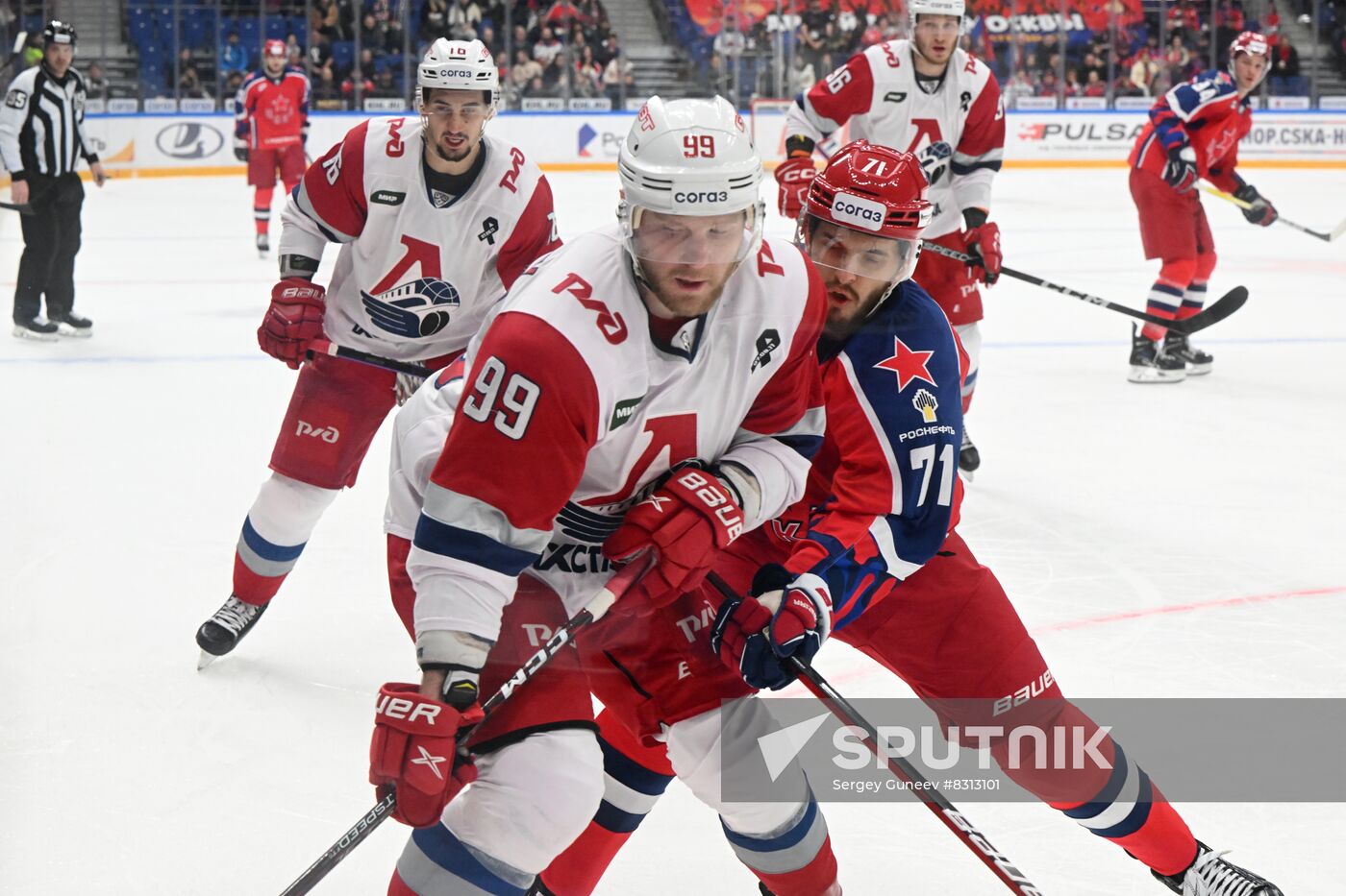 Russia Ice Hockey Kontinental League CSKA - Lokomotiv