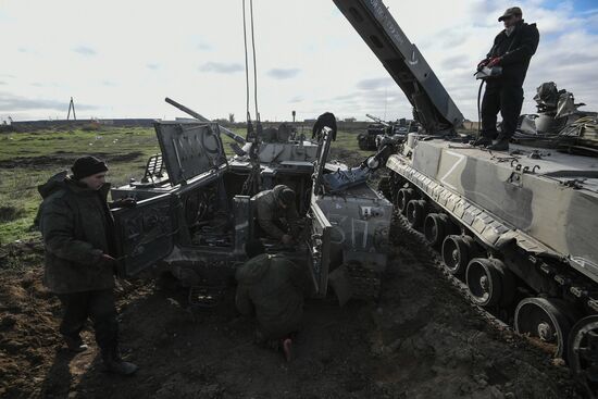 Russia Ukraine Military Operation Repair Unit
