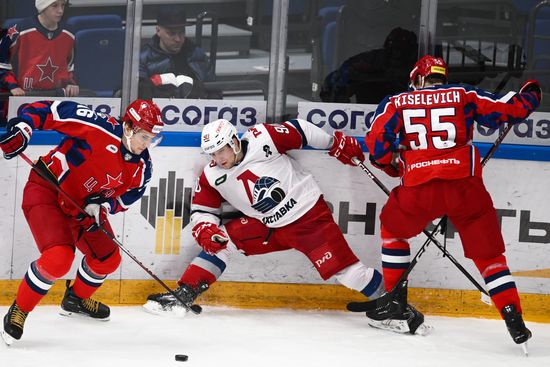 Russia Ice Hockey Kontinental League CSKA - Lokomotiv