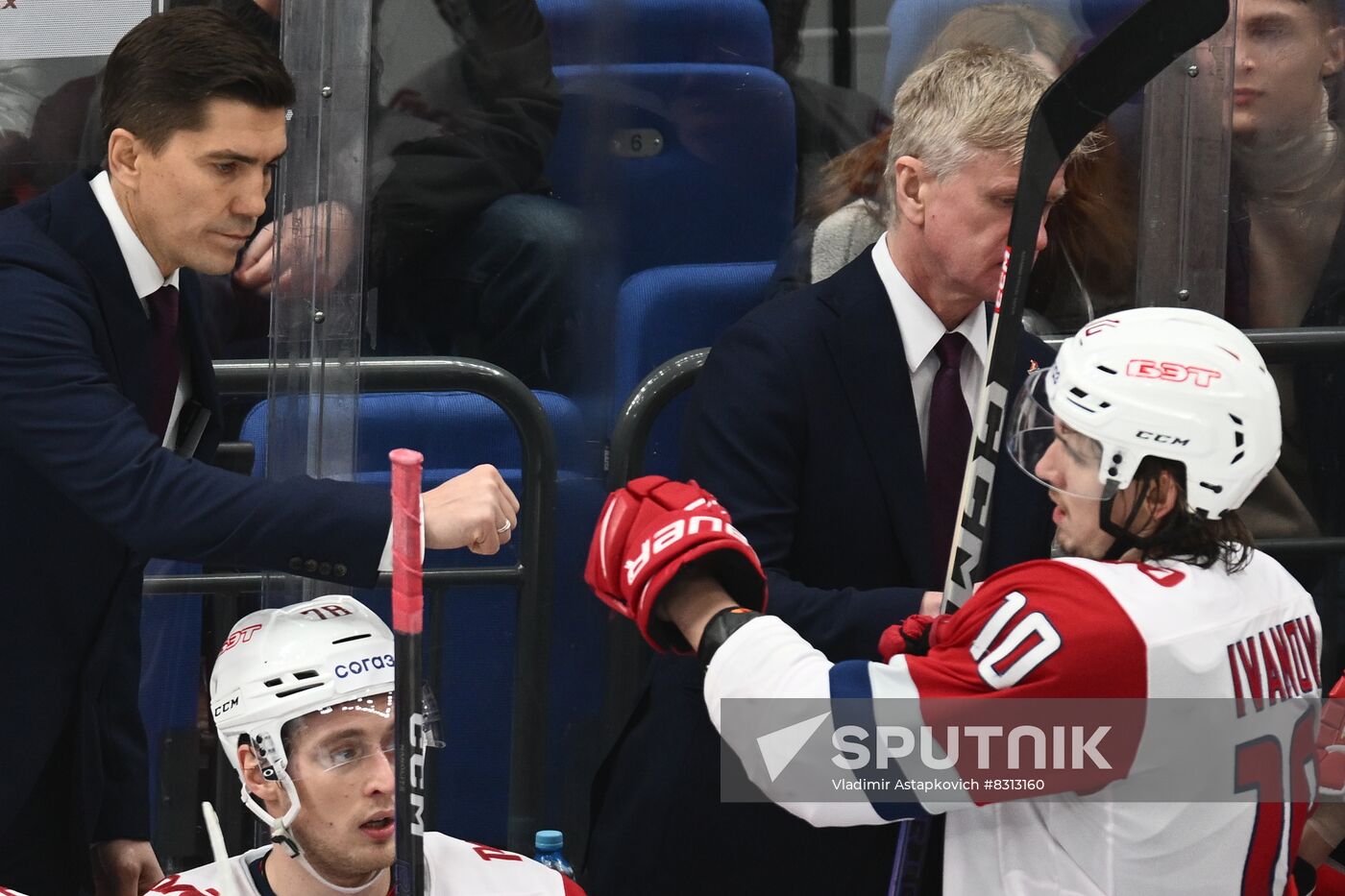 Russia Ice Hockey Kontinental League CSKA - Lokomotiv