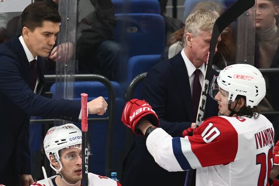 Russia Ice Hockey Kontinental League CSKA - Lokomotiv