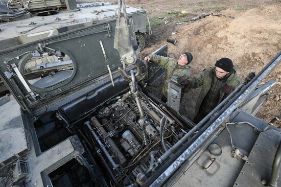 Russia Ukraine Military Operation Repair Unit