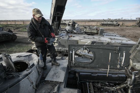 Russia Ukraine Military Operation Repair Unit