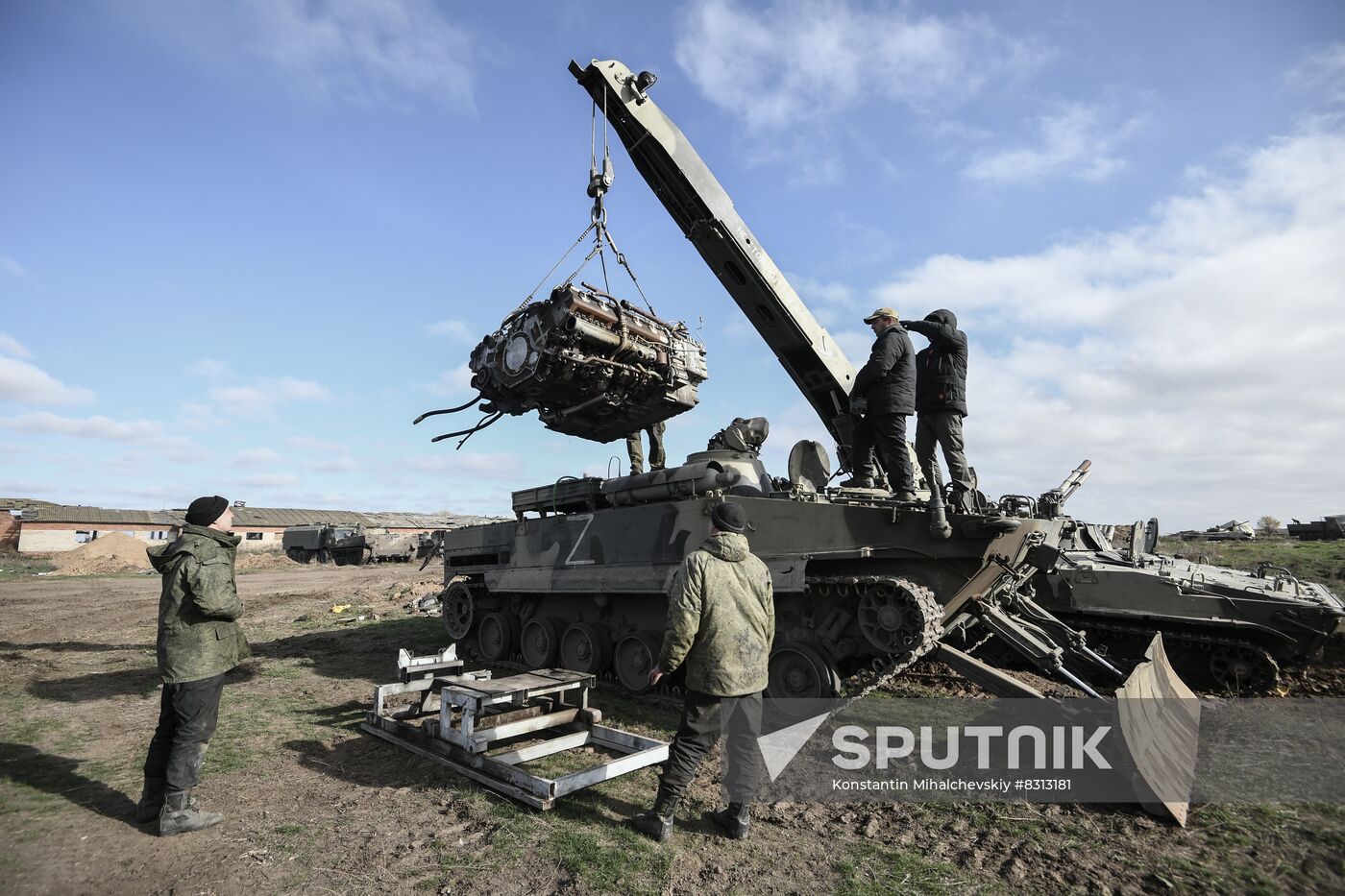Russia Ukraine Military Operation Repair Unit