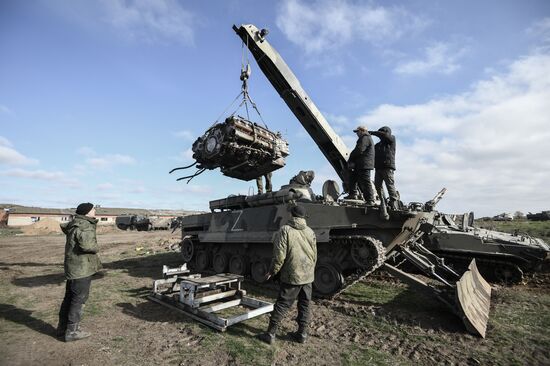 Russia Ukraine Military Operation Repair Unit