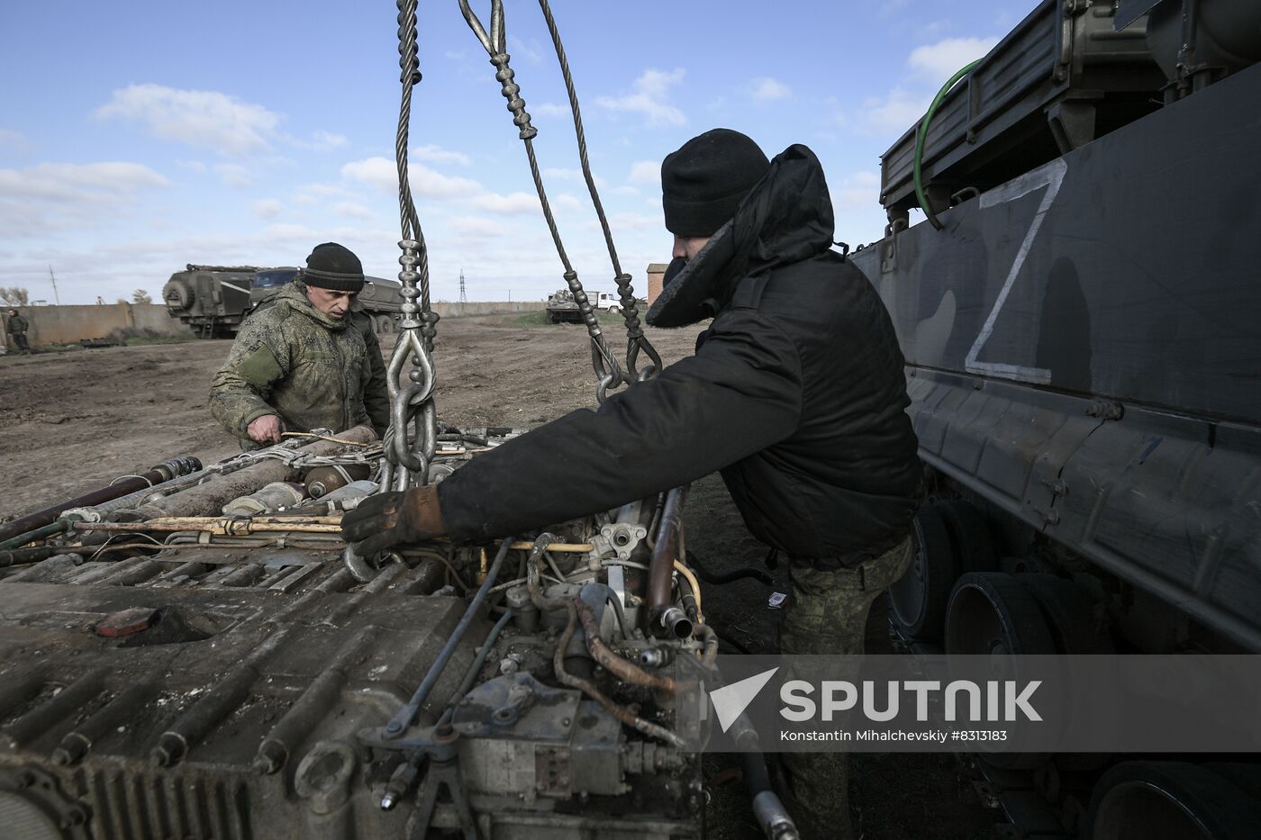 Russia Ukraine Military Operation Repair Unit