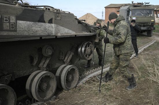 Russia Ukraine Military Operation Repair Unit