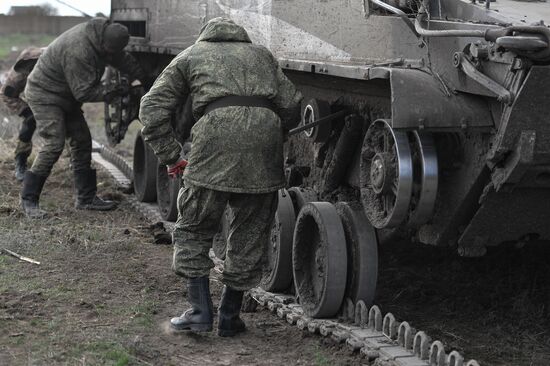 Russia Ukraine Military Operation Repair Unit