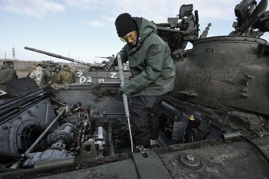 Russia Ukraine Military Operation Repair Unit