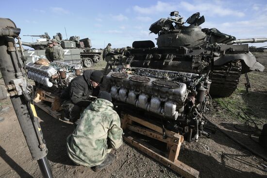 Russia Ukraine Military Operation Repair Unit