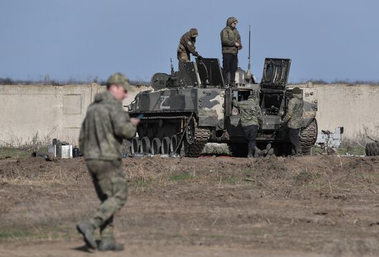 Russia Ukraine Military Operation Repair Unit