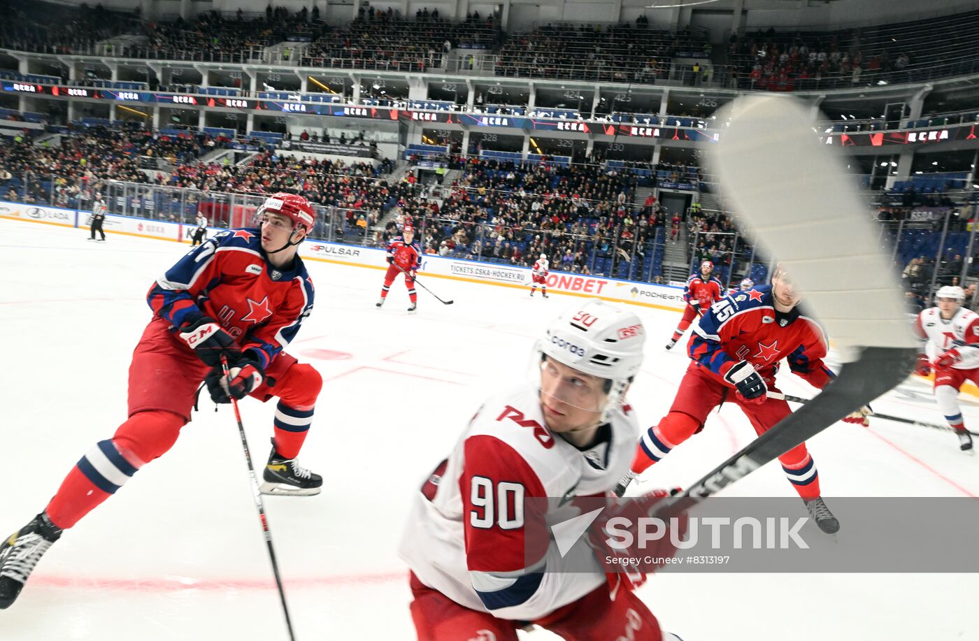 Russia Ice Hockey Kontinental League CSKA - Lokomotiv