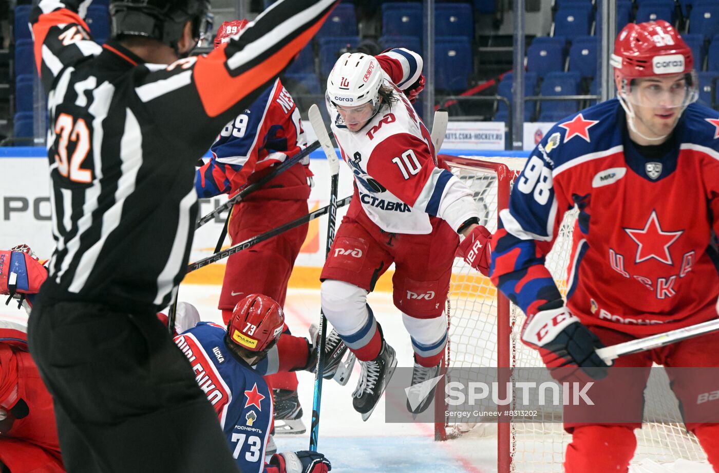 Russia Ice Hockey Kontinental League CSKA - Lokomotiv