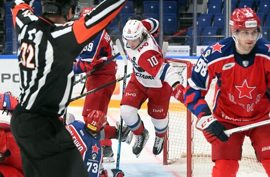 Russia Ice Hockey Kontinental League CSKA - Lokomotiv