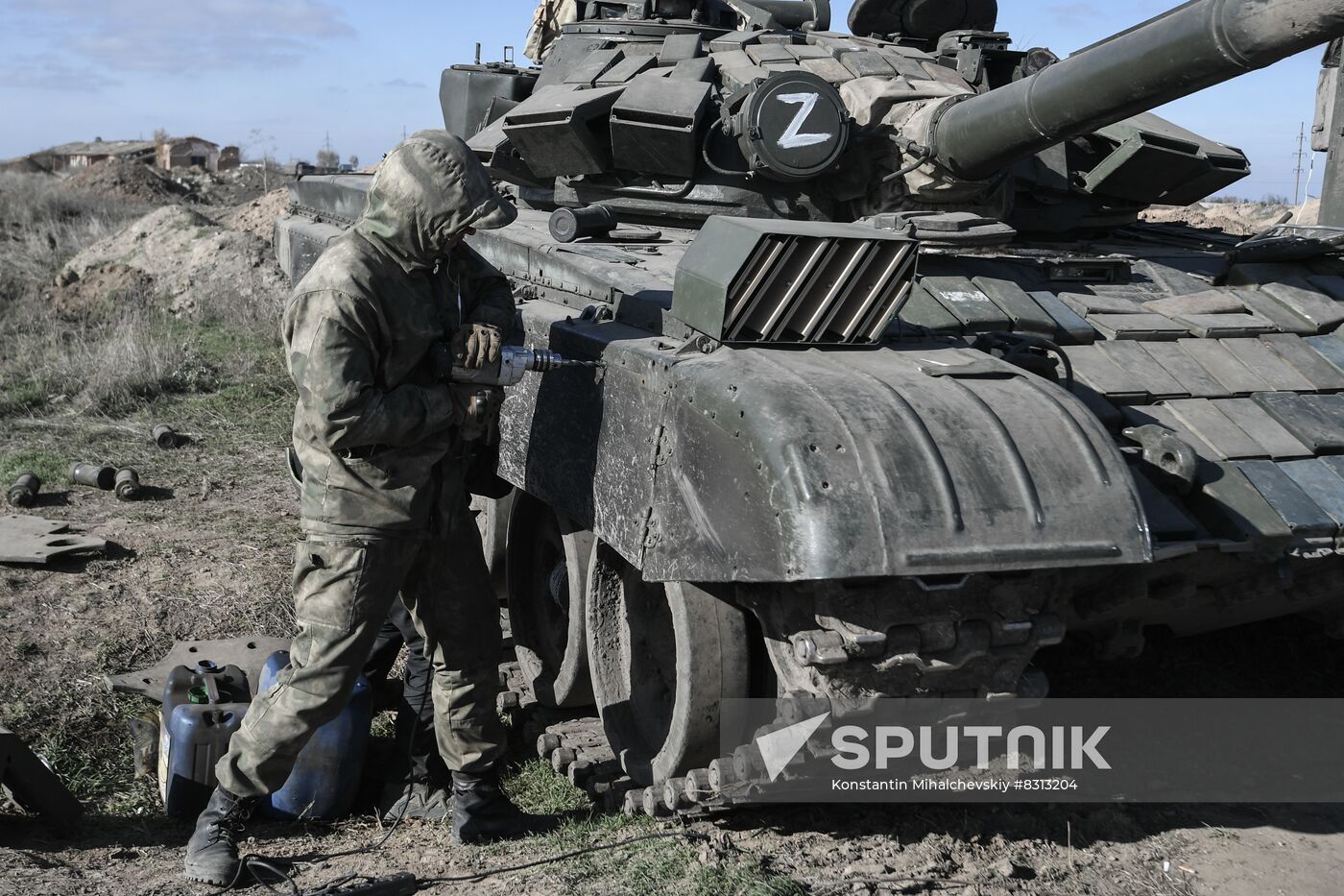 Russia Ukraine Military Operation Repair Unit