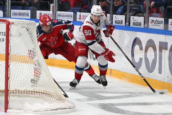 Russia Ice Hockey Kontinental League CSKA - Lokomotiv