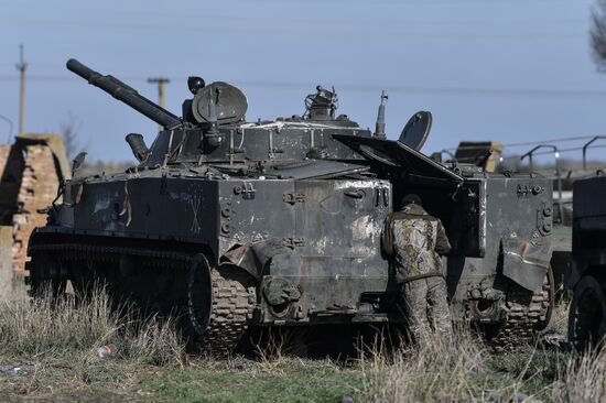 Russia Ukraine Military Operation Repair Unit