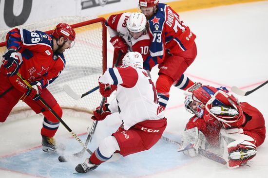 Russia Ice Hockey Kontinental League CSKA - Lokomotiv