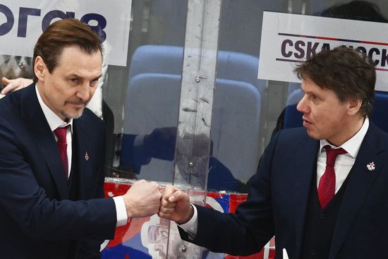 Russia Ice Hockey Kontinental League CSKA - Lokomotiv