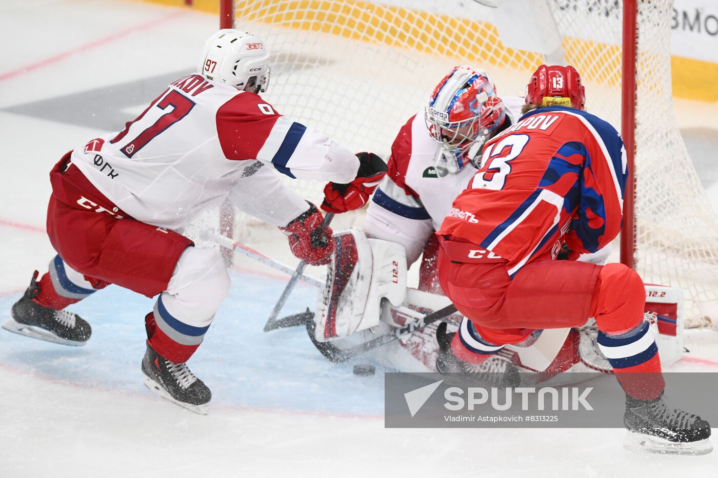 Russia Ice Hockey Kontinental League CSKA - Lokomotiv