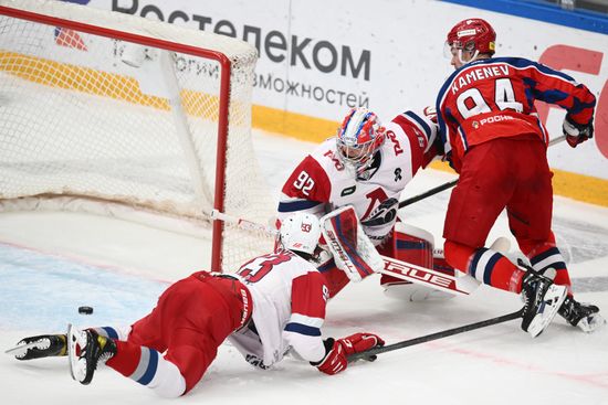 Russia Ice Hockey Kontinental League CSKA - Lokomotiv