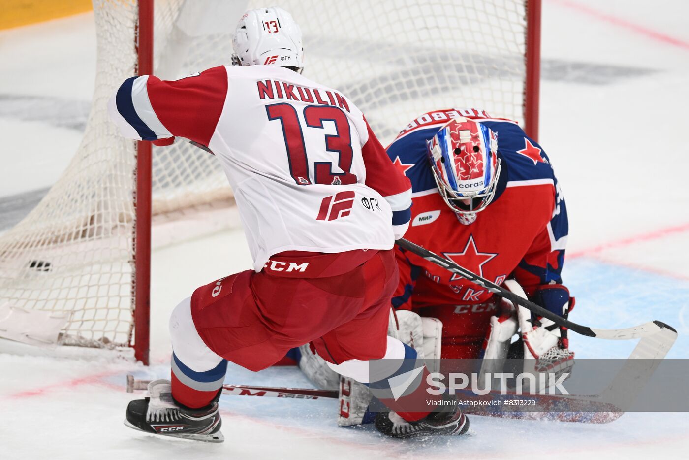 Russia Ice Hockey Kontinental League CSKA - Lokomotiv