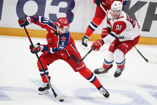 Russia Ice Hockey Kontinental League CSKA - Lokomotiv