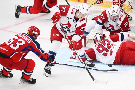 Russia Ice Hockey Kontinental League CSKA - Lokomotiv