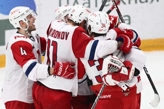 Russia Ice Hockey Kontinental League CSKA - Lokomotiv