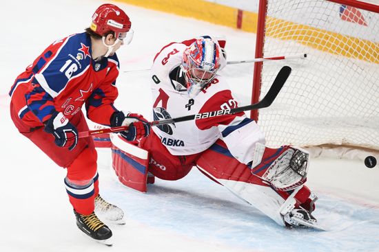 Russia Ice Hockey Kontinental League CSKA - Lokomotiv