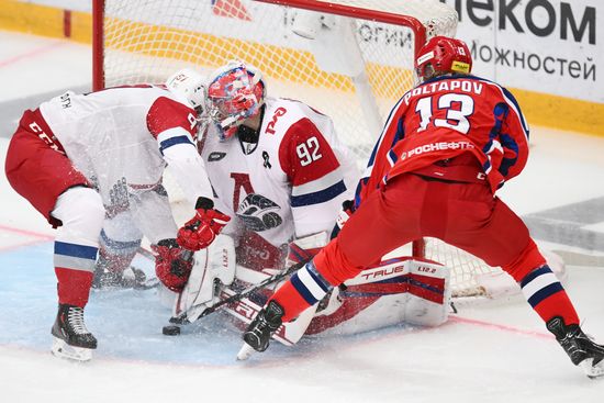 Russia Ice Hockey Kontinental League CSKA - Lokomotiv