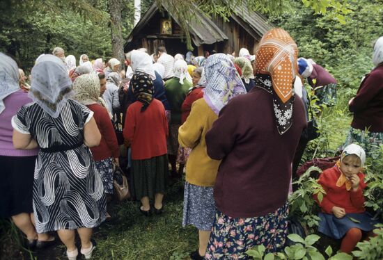 Nikola-Klyuch spring in Gorodets District, Nizhny Novgorod Region