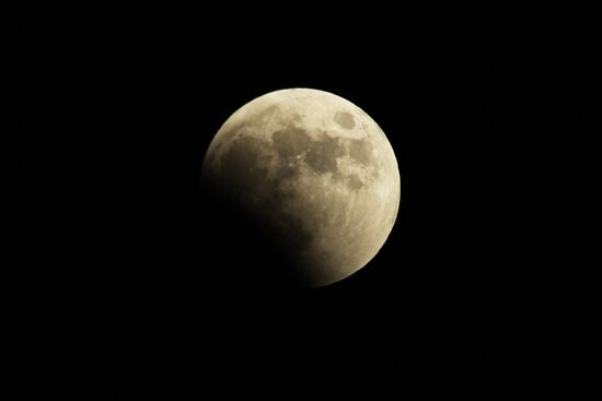 Russia Total Lunar Eclipse