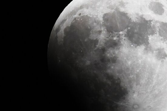 Russia Total Lunar Eclipse