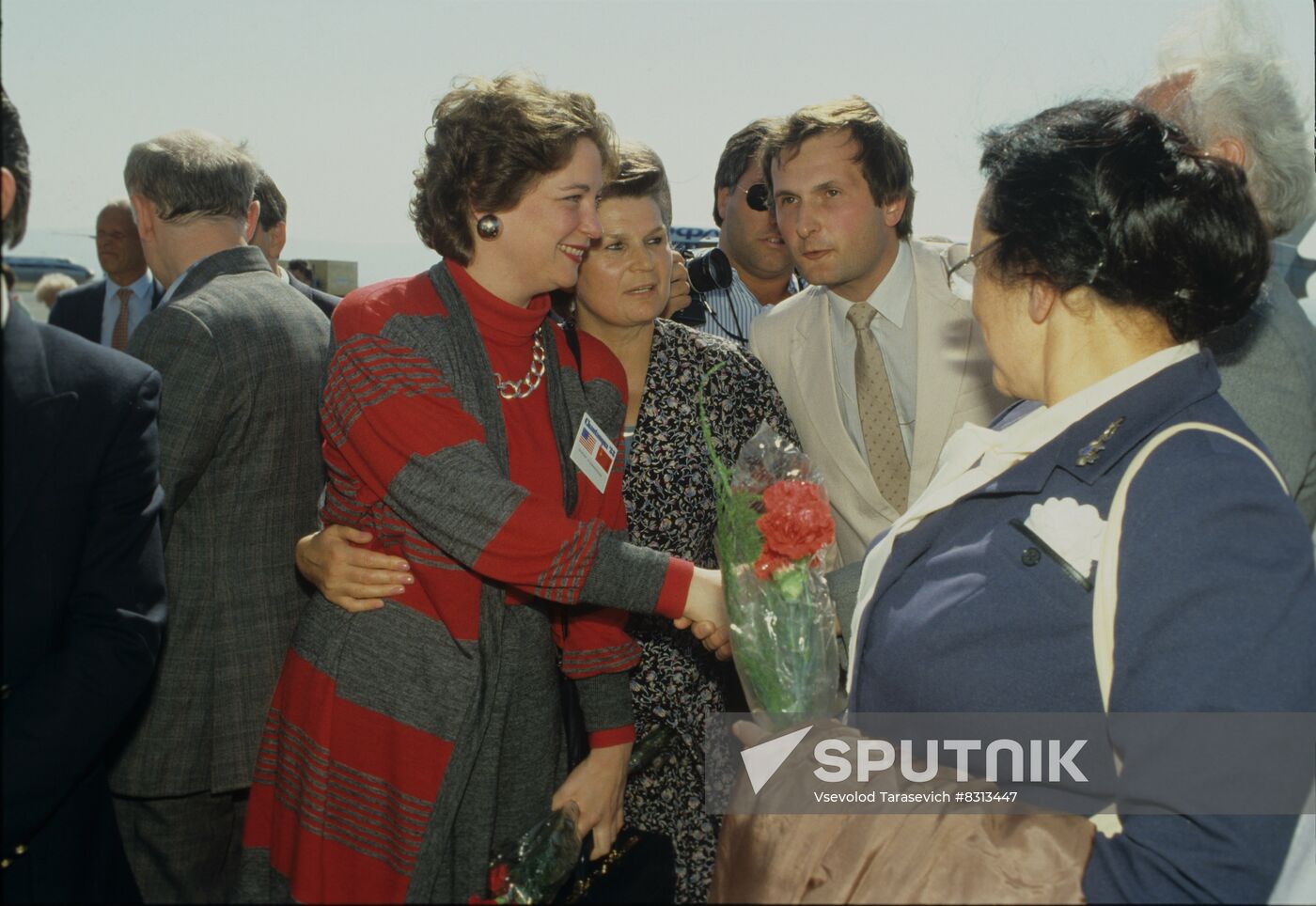 Meeting of members of Soviet and American public in Tbilisi